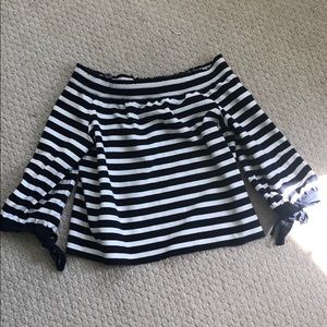Jcrew Off the Shoulder Shirt